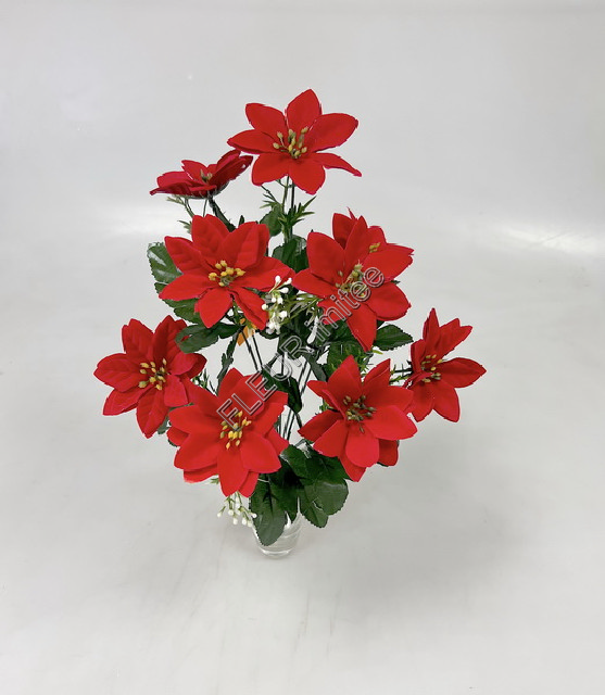 Poinsettia x9 42cm 48/96