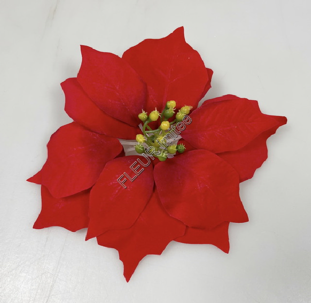 Květ poinsettia 16cm 24/144