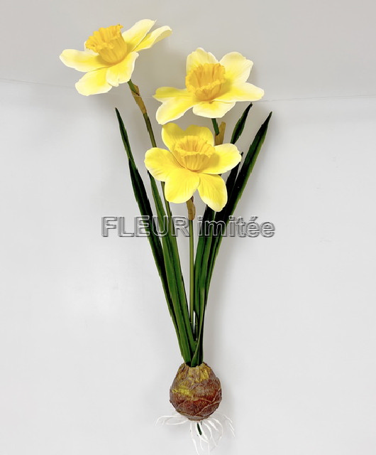 Narcis x3 s cibulkou 45cm latex 12/120